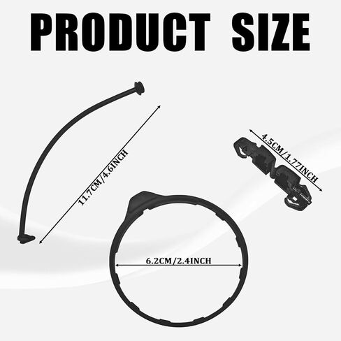 Gas Cap Tether, Gas Tank Cover Rope with Lanyard Fastener, Fuel Filler Caps Clip Compatible with Honda Acura Accord Civic, Fuel Tank Cap Strap Holder Replacement OEM #91594-SNA-A01,17670-SJA-013 in Saudi Arabia