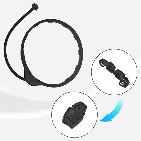 Gas Cap Tether, Gas Tank Cover Rope with Lanyard Fastener, Fuel Filler Caps Clip Compatible with Honda Acura Accord Civic, Fuel Tank Cap Strap Holder Replacement OEM #91594-SNA-A01,17670-SJA-013 in Saudi Arabia