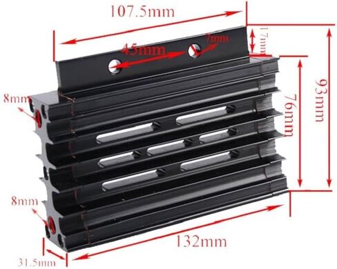 Oil Cooler Radiator Kit with Horizontal Engine Cover Adapter Plate – For Lifan 110cc 125cc 140cc 150cc 160cc Pit Dirt Bike, Off-Road Motorcycle, Thumpstar, Coolster, SSR in Kuwait