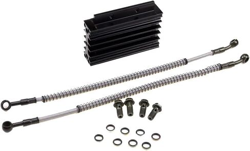 Oil Cooler Radiator Kit with Horizontal Engine Cover Adapter Plate – For Lifan 110cc 125cc 140cc 150cc 160cc Pit Dirt Bike, Off-Road Motorcycle, Thumpstar, Coolster, SSR in Kuwait