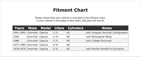 A/C مخلب التتابع متوافق مع شيفروليه كابريس 5.7L V8 1992 1991 1990 1989 1988 1987 1986 1985 1984 1983 1982 1981 1980 1979 1978 1977 P-4895999 in Kuwait
