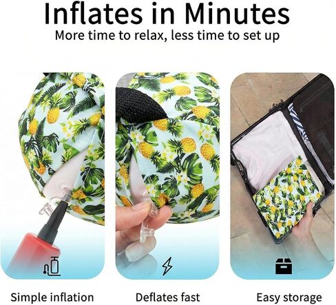 Inflatable Pool Floats for Adults ，2 Pack Floating Lounge Chair & Pool Noodle, Thickened Durable Design with Air Pump, Ideal for Summer Pool Parties, Beach & Lake Relaxation in Saudi Arabia