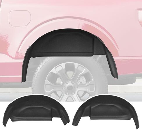 Xipoo Rear Wheel Well Guard Compatible with 2021-2025 Ford F150 Wheel Well Liner Tire Inner Fender Replacement for 2021-2025 Ford F-150 Accessories in Kuwait