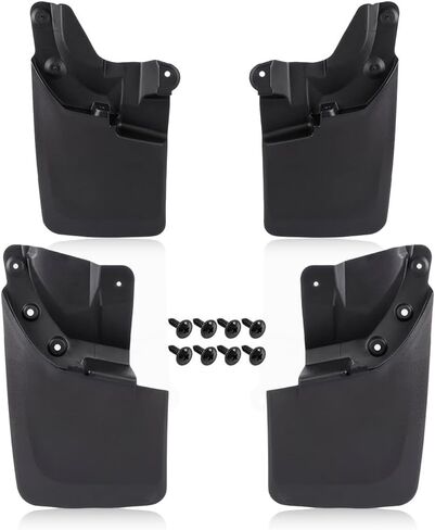 PIT66 Front Heavy Duty Molded Mud Flaps w/Screw 2Pcs Compatible with Toyota Tacoma 2005-2015 Splash Guards Mudguard Molded Mud Flaps in Kuwait