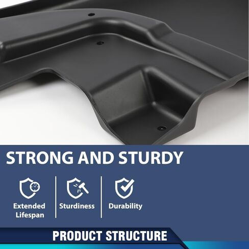 PIT66 Front Heavy Duty Molded Mud Flaps w/Screw 2Pcs Compatible with Toyota Tacoma 2005-2015 Splash Guards Mudguard Molded Mud Flaps in Kuwait
