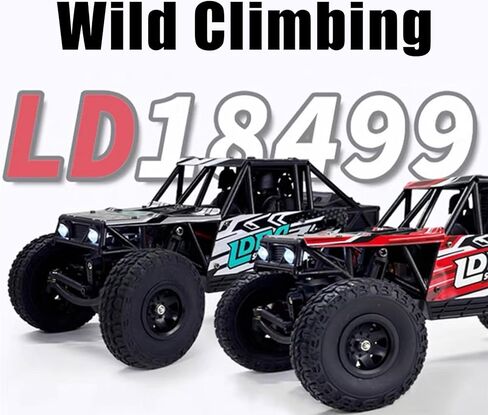 FLYCOLOR 1/18 Pipe Frame Climbing Car Remote Control 4WD Model Ld18499 Ready to Play Climbing Off Road Crawler Cars (Blue) in Saudi Arabia