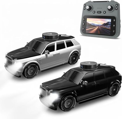 سيارة الانجراف 1/24 FPV RC مع كاميرا عالية الدقة، سيارة تحكم عن بعد 4WD مع وحدة تحكم بالشاشة، كاميرا فيديو حية دوارة، لعبة سباق داخلية وخارجية لعيد الميلاد للأطفال والأولاد والبالغين (أسود) in Kuwait
