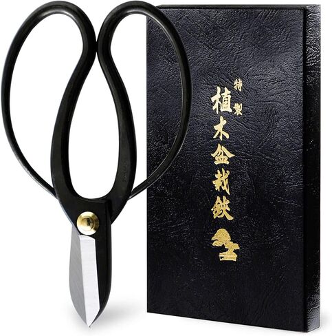 مقص Hanafubuki Wazakura Ikebana مصنوع في اليابان 6.7 بوصة (170 مم)، أدوات ترتيب الزهور اليابانية، مقصات Kado Hasami - أسود كوريو in Kuwait