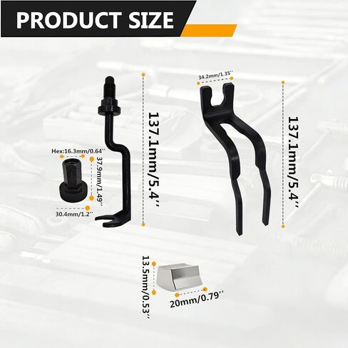 Engine Timing Chain Kit Combo Set, Including Camshaft Tool, Valve Spring Compressor, Valve Cam Phaser Lock Out Kit, Timing Belt Tools Compatible with Ford 4.6L 5.4L 6.8L 3V Engines in Saudi Arabia