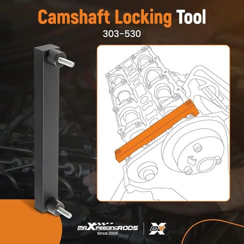 مجموعة أدوات توقيت المحرك maxpeedingrods، أداة قفل محاذاة عمود الحدبات لمحرك جاكوار 3.2 3.5 4.0 4.2 V8، لمحرك Land Rover 4.0 4.2 4.4 V8، استبدال 303-645 303-530 in Kuwait