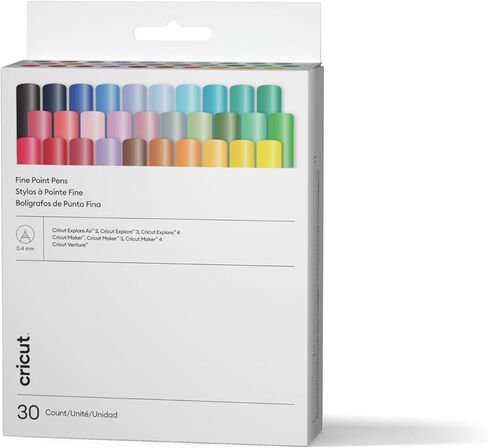 Cricut® Fine Point Pen 0.4 mm, Ultimate Sampler (30 ct) in Kuwait