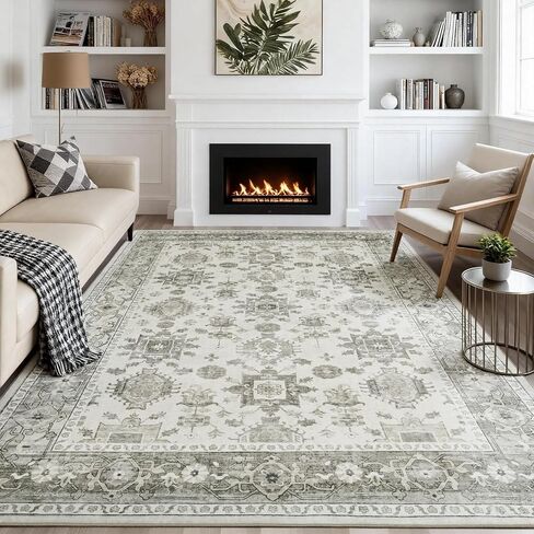 WEZVIX Washable 2x3 Small Entryway Rug,Boho Vintage Oriental Doormat,Non Slip Rubber Backing,Soft Low Pile Small Area Rug for Entryway,Kitchen, Front Door Indoor Entrance,Kids Room in Saudi Arabia