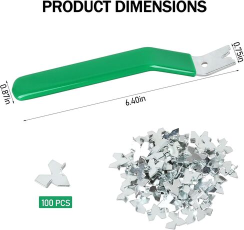 Push Mate and Glazier's Point Driver Tool for Picture Frame Backing Clips, Includes 100 Glazier Points in Saudi Arabia