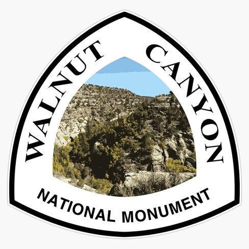 Walnut Canyon National Monument Vinyl Decal Wall Laptop Bumper Sticker 5" in Kuwait