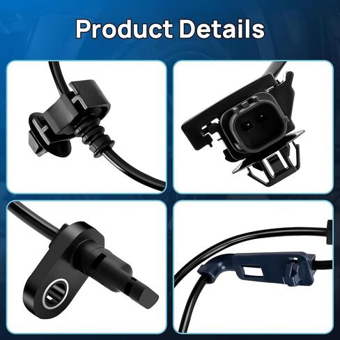 ABS Wheel Speed Sensor Front Left Right Fits for Honda Civic 2006 2007 2008 2009 2010 2011 Driver Passenger Side ABS Sensors Replace 57450-SNA-003 57455-SNA-003 ALS1274 ALS1022, 2PCS in Kuwait