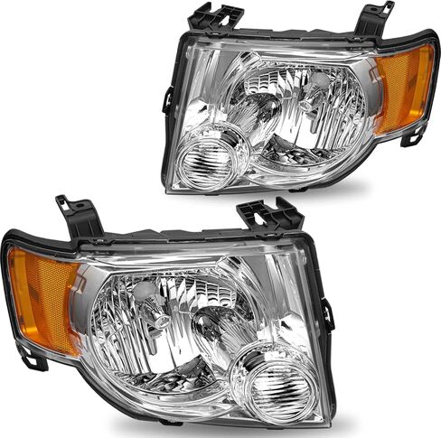 SOCKIR Headlight Assembly OE Style Factory Replacement Compatible with 08 09 10 11 12 Ford Escape Passenger & Driver Side in Kuwait