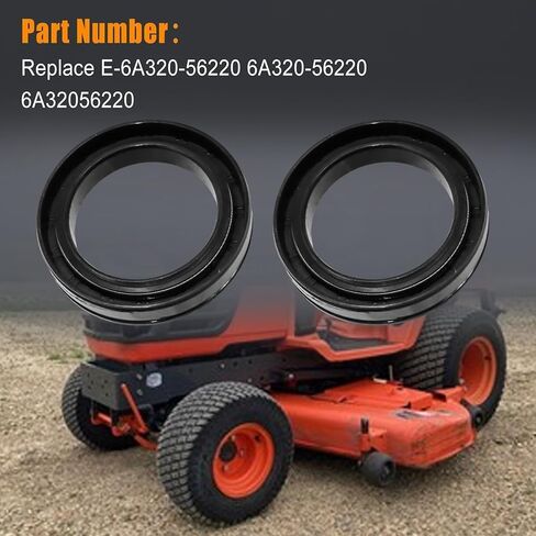 2Pcs Front Axle Oil Seal Fits for Kubota BX25 BX24D BX23S BX2380 BX2370 BX2360 BX2350D BX2230D BX1880 BX1830D BX1800D B7500D BX2670 BX2660D BX25DLB M5040HD M5040DT M5140HD Replace 6A320-56220 in Kuwait