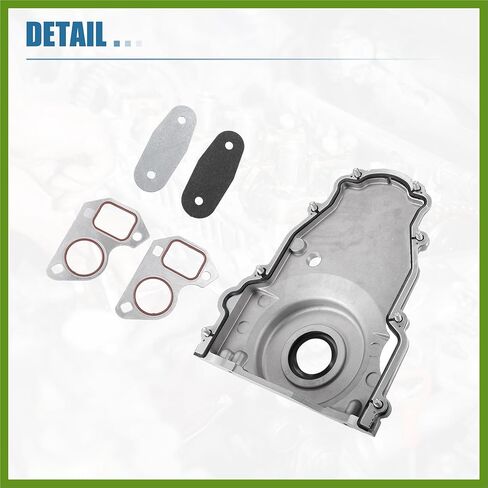 1 Set LS غطاء التوقيت الأمامي مع حشية لمحركات LS2 LS3 Gen 4 LSx 4.8L 5.3L 6.0L 6.2L رقم 12600326 مكونات السيارة in Kuwait