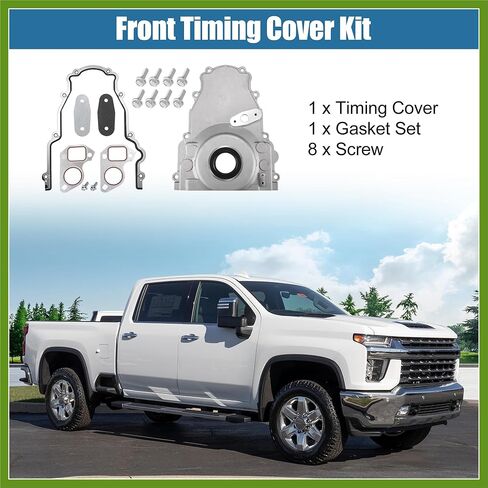 1 Set LS غطاء التوقيت الأمامي مع حشية لمحركات LS2 LS3 Gen 4 LSx 4.8L 5.3L 6.0L 6.2L رقم 12600326 مكونات السيارة in Kuwait