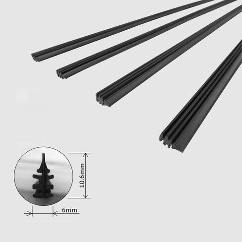 Silicone Windshield Wiper Blades Refills 26" 2pcs in Saudi Arabia