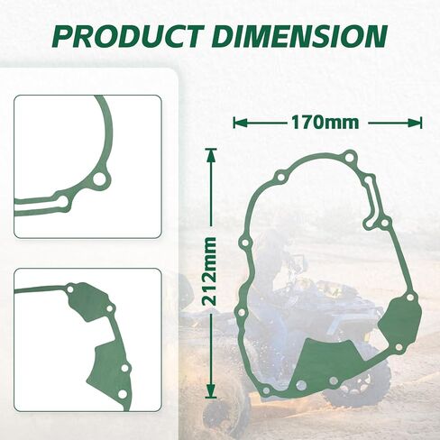 Stator Gasket Compatible with Honda Sportrax 450 TRX450R 2x4 2004–2005 Replace 11395-HP1-670 in Saudi Arabia
