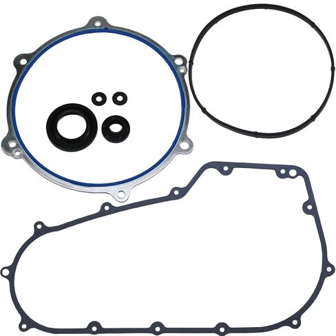 Primary Gasket Kit Compatible for Harley-Davidson Softail Dyna FXD FLSTF FXST 2006-2017 Replace 34934-06 17369-06 34901-07 63859-95B in Kuwait