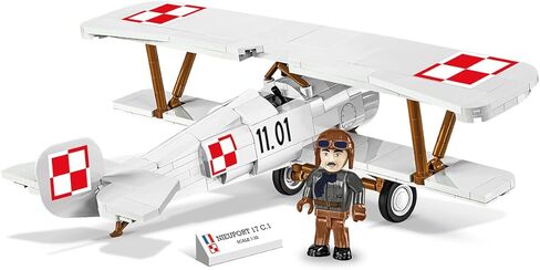 مجموعة COBI التاريخية الحرب العظمى Nieuport 17 C.1 110 H.P. (بولندية) مجموعة بناء الطائرات، 274 قطعة in Kuwait
