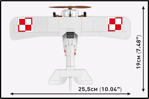 مجموعة COBI التاريخية الحرب العظمى Nieuport 17 C.1 110 H.P. (بولندية) مجموعة بناء الطائرات، 274 قطعة in Kuwait