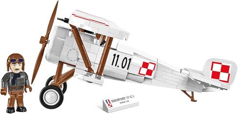 مجموعة COBI التاريخية الحرب العظمى Nieuport 17 C.1 110 H.P. (بولندية) مجموعة بناء الطائرات، 274 قطعة in Kuwait