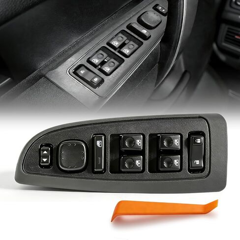 15883323 Master Power Window Switch and Front Driver Side Door Lock w/Bezel Assembly Fit for 2003-2007 Chevy Avalanche Silverado Suburban Tahoe Replaces (w/o Folding Rearview Mirror Adjustment) in Saudi Arabia
