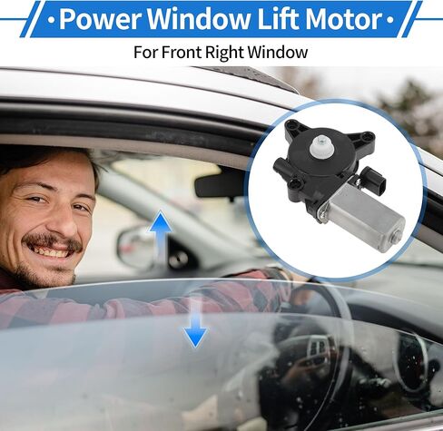 Front Right Power Window Regulator Lift Motor for Kia Forte 2019-2021 82460M6010 2 Pin Car Window Glass Lift Motor in Kuwait
