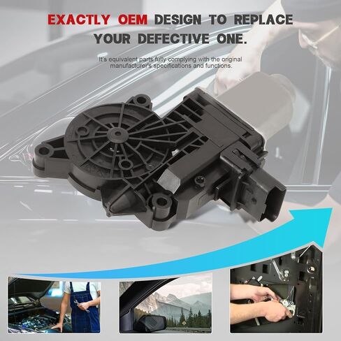 Front Left Power Window Motor for Ioniq 2017 2018 2019 2020 2021 2022 82450-G2020 82450G2020, Front Driver Side Window Motor in Kuwait