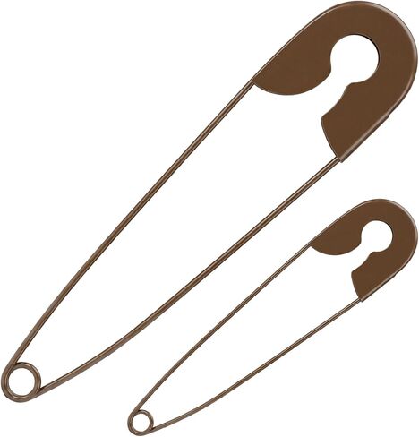 Daifunli 2 Pcs Large Hanging Metal Safety Pins Rustic Laundry Giant Safety Pin Laundry Wall Sign for Home Room Wall 3D Decoration in Kuwait