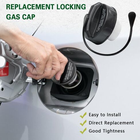 غطاء الغاز، غطاء الوقود، غطاء خزان زيت المحرك، ملحقات السيارة المتوافقة مع Jeep Wrangler JK، Wrangler Ty، Liberty، Cherokee، Compass، Grand Cherokee، استبدال #OEM52100552AG 52030387AB in Kuwait