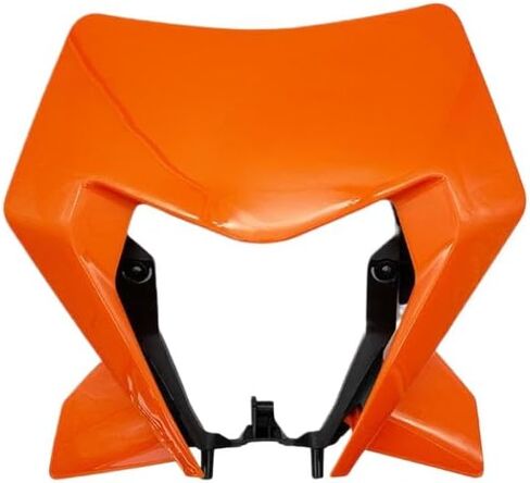 Motorcycle Headlight Fairing Cowl Headlamp Housing Head Light Shroud Compatible With EXC EXCF XCW XCFW 150 250 300 450 500 2024(Orange) in Kuwait