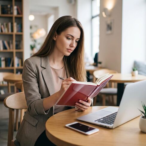 4 عبوات من غطاء شفاف مقاس A5، غطاء كمبيوتر محمول مقاوم للماء مقاس 8.3 × 5.8 بوصة وأكمام بلاستيكية شفافة سهلة الارتداء على أغطية الكتب لمخططي أسابيع المجلات والمكتب in Kuwait