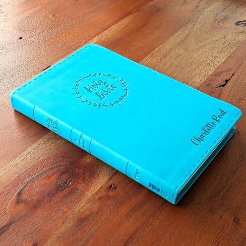 SacredBound Personalized NIV Thinline Bible – Teal LeatherSoft | Engraved Name, Slim & Lightweight, Easy to Carry, Comfort Print Christian Gift (Name Only) in Kuwait