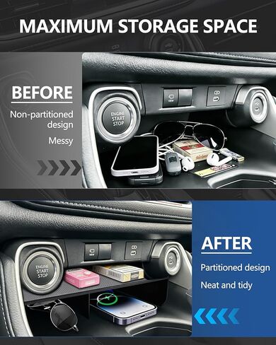 Center Console Organizer for Toyota Grand Highlander Accessories 2026 2025 2024 2023, Middle Storage Insert Tray for Cell Phone & Sunglasses & Vehicle Key in Saudi Arabia