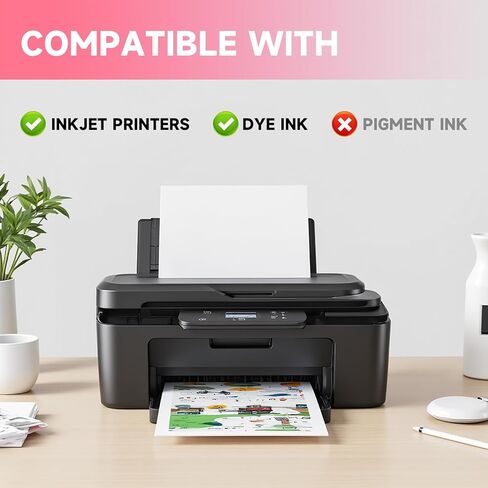 Glossy Inkjet Photo Paper 13X19 Inches 48lb 100 Sheets Professional Glossy Photographic Paper Compatible with Inkjet Printer Use DYE INK 180GSM in Saudi Arabia