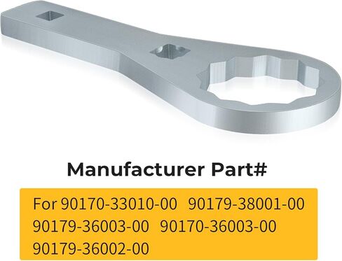 M MATI 46mm Rear Axle Nut Wrench Tool for Yamaha Raptor 350 700 250 125 YFZ450 YFZ450R YFZ450X 2004-2024 for 90170-33010-00 90179-38001-00 in Kuwait