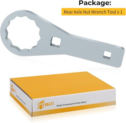 M MATI 46mm Rear Axle Nut Wrench Tool for Yamaha Raptor 350 700 250 125 YFZ450 YFZ450R YFZ450X 2004-2024 for 90170-33010-00 90179-38001-00 in Kuwait