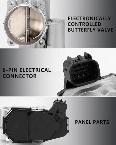 OKLPF Throttle Body TB1048 S20094 Compatible with 2008-2009 Buick Allure LaCrosse Super,2008-2012 GMC Canyon Chevy Colorado Impala SS,2008-2010 Hummer H3 H3T,2008 Isuzu i-370 Pontiac Grand Prix GXP in Kuwait