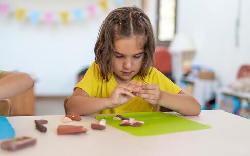 Jovi Modeling Clay, 3 Pounds Total, 4 Non-Hardening Bars in White, Orange, Brown and Black 0.77 lb Each, Arts & Crafts Non-Toxic and Gluten Free plasticine in Saudi Arabia