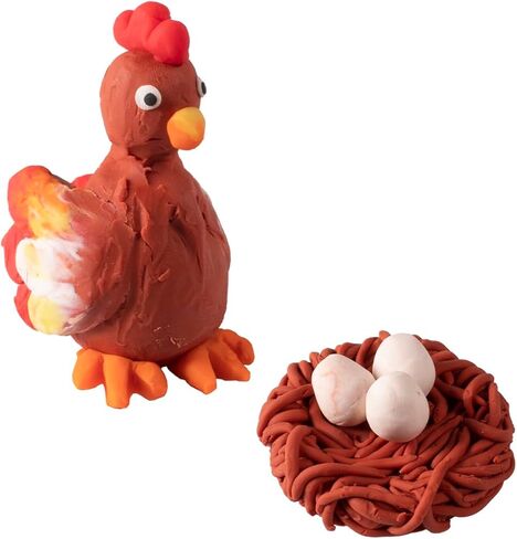 Jovi Modeling Clay, 3 Pounds Total, 4 Non-Hardening Bars in White, Orange, Brown and Black 0.77 lb Each, Arts & Crafts Non-Toxic and Gluten Free plasticine in Saudi Arabia