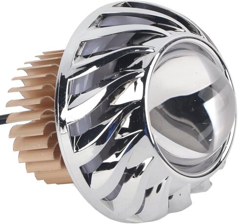 Motorcycle Headlight LED Projector Lens Single Halo Angel Devil Eye Spot Light Blue 3000LM Brightness Dependable Performance Attractive Design For DC 12-60V Motorcycles Cruisers Bikes in Saudi Arabia