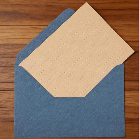 36 Pcs stationary letter and envelopes Set - Lake Blue Letter Paper and Envelopes 24pcs Writing Sheets + 12pcs 4x6 Envelope for Love Letters and Party Invitations Stationery Sets in Saudi Arabia