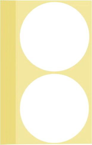 60 PCS Extra Large Red Dot Stickers 4 Inch Jumbo Round Color Coding Labels 4" Circle Sticky Dots 100 mm Big Huge Giant Blank Circular Price Label Sticker Sheets for Office Classroom Warehouse in Saudi Arabia