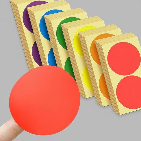 60 PCS Extra Large Red Dot Stickers 4 Inch Jumbo Round Color Coding Labels 4" Circle Sticky Dots 100 mm Big Huge Giant Blank Circular Price Label Sticker Sheets for Office Classroom Warehouse in Saudi Arabia