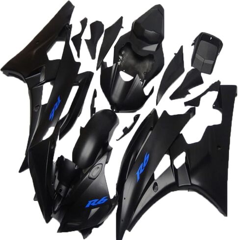 Fairing kit Fairings Bodywork Body Kit Plastic Bodyframe Injection Mold fit for Yamaha 2006 2007 06 07 yzf R6 Motorcycle ABS Aftermarket Matte Black in Kuwait