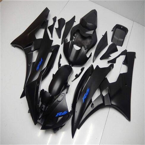 Fairing kit Fairings Bodywork Body Kit Plastic Bodyframe Injection Mold fit for Yamaha 2006 2007 06 07 yzf R6 Motorcycle ABS Aftermarket Matte Black in Kuwait